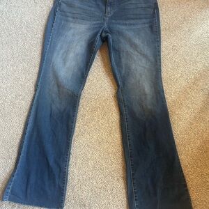 Stylish Blue Flare Women's Jeans